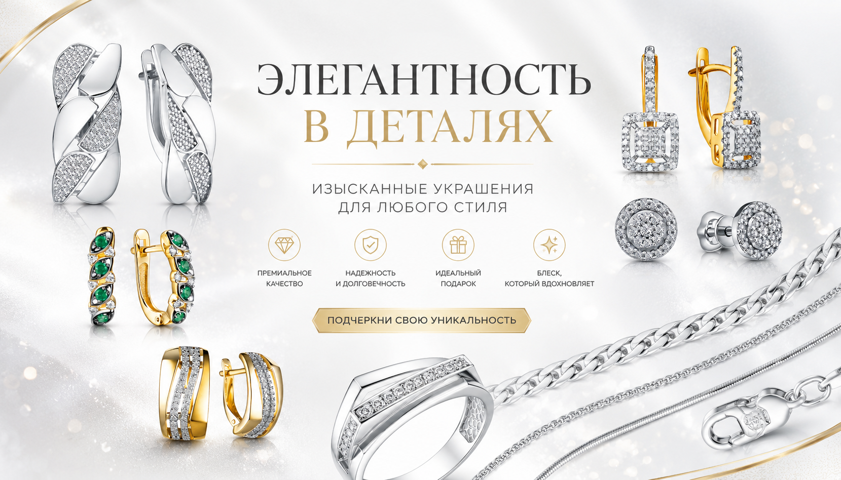 Изысканные украшения для любого стиля