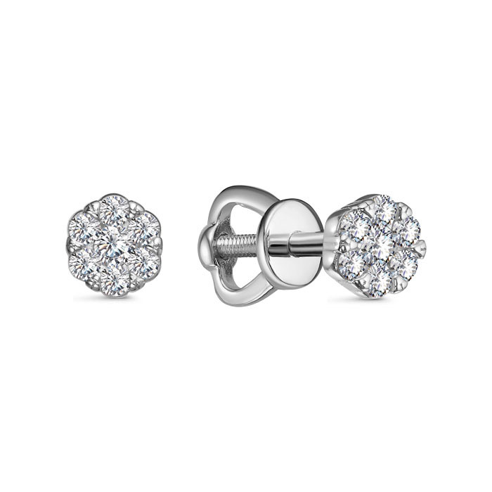 Серьги IMPERIAL С03502-0220 золото бриллиант 356100 тг